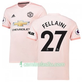 Camisolas de Futebol Manchester United Fellaini 27 Equipamento Alternativa 2018/19 Manga Curta